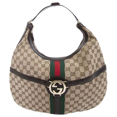 Sac à main en toile Gucci Marron en Toile 